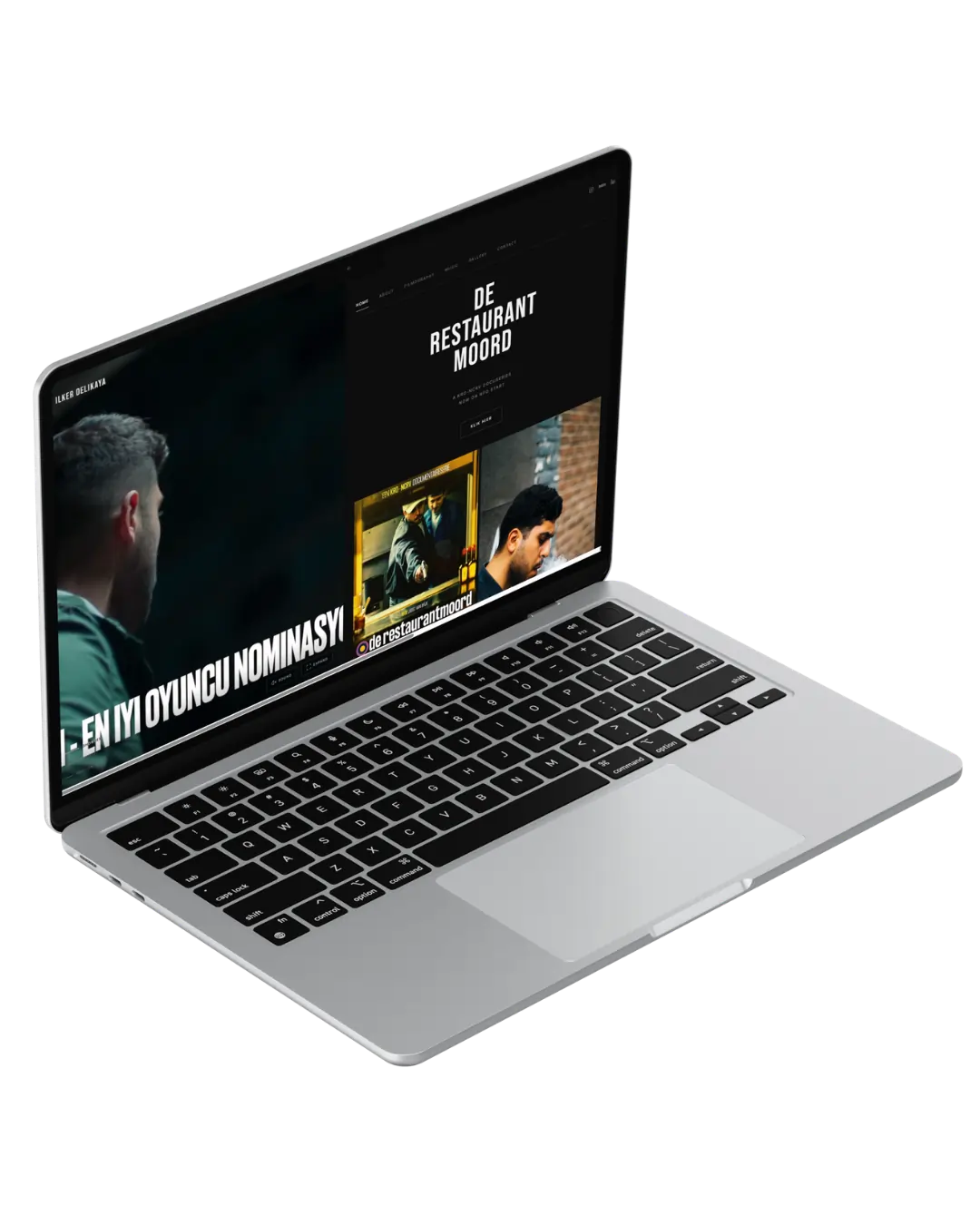 Portfolio website voor Ilkerdelikaya.com